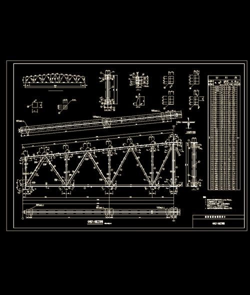 鋼屋架結構圖有哪些細節(jié)（鋼屋架結構圖有哪些細節(jié)共參考4篇資料） 行業(yè)新聞 第7張