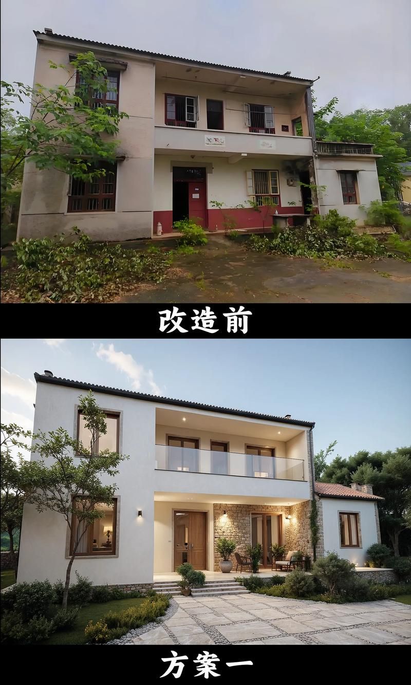 有沒有更多房屋改造的案例圖片？（不同風格和戶型的改造案例）