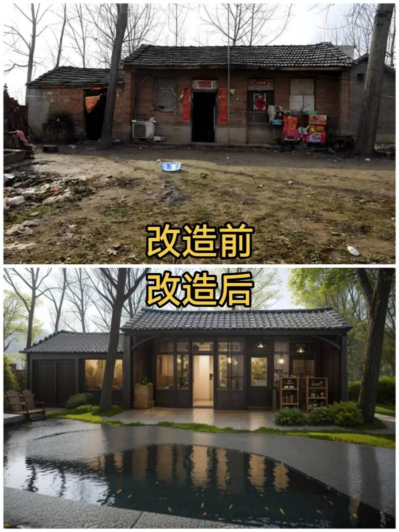 有沒有更多房屋改造的案例圖片？（不同風格和戶型的改造案例）