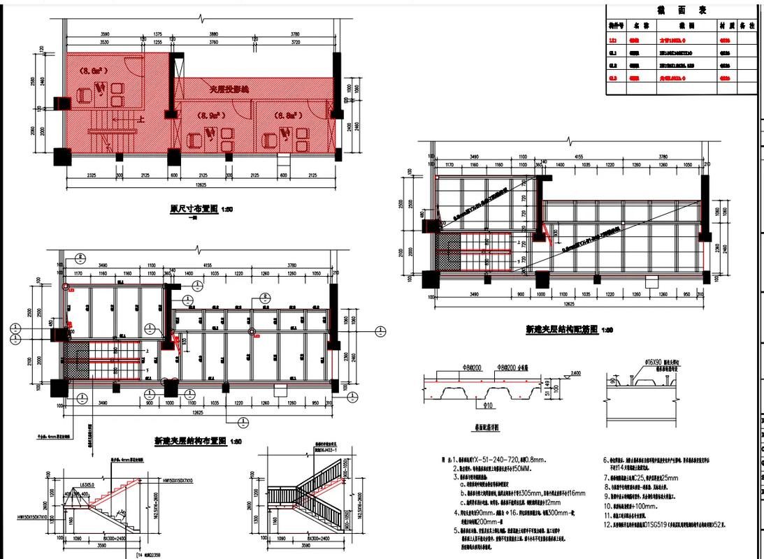 房屋改建加固設計圖需要包含哪些部分？