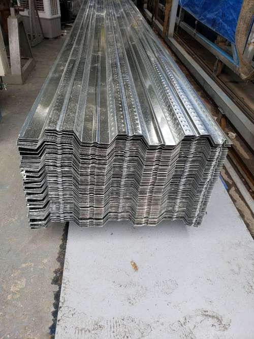 給我一些鋼板樓板的圖片（開(kāi)口型壓型鋼板）