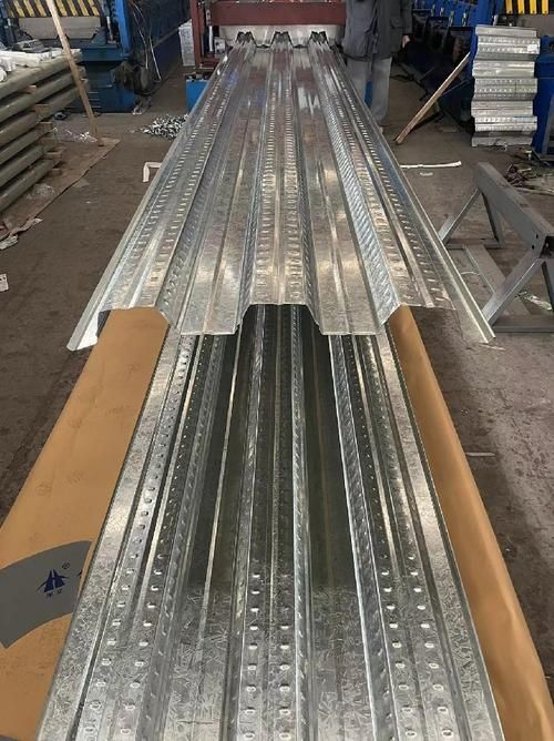 給我一些鋼板樓板的圖片（開(kāi)口型壓型鋼板）