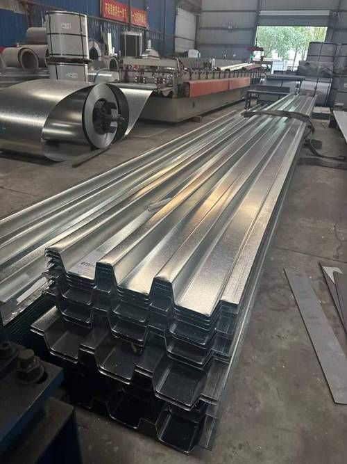 給我一些鋼板樓板的圖片（開(kāi)口型壓型鋼板）