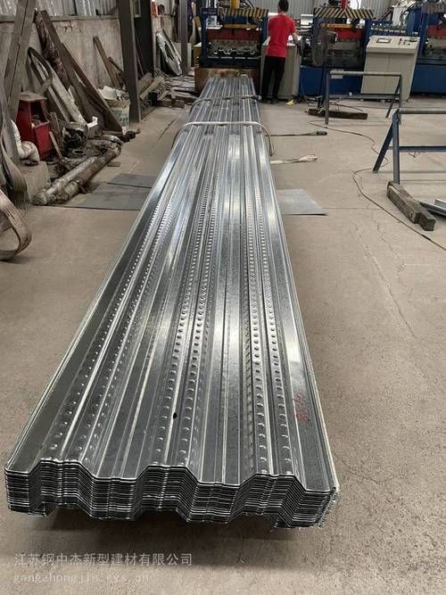 給我一些鋼板樓板的圖片（開(kāi)口型壓型鋼板）