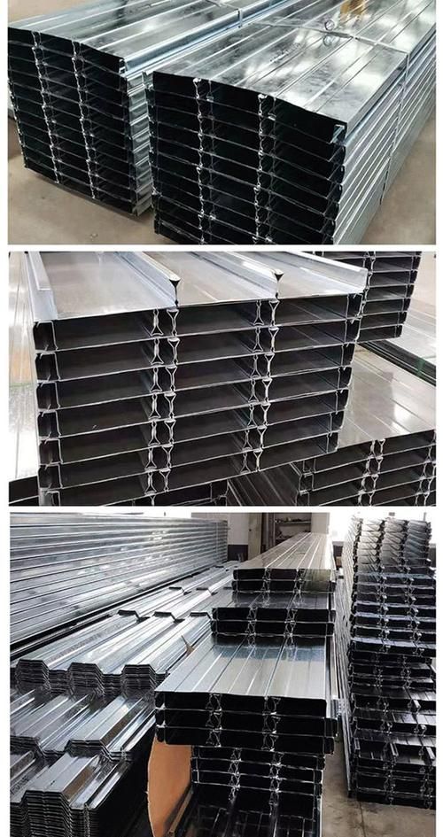 給我一些鋼板樓板的圖片（開(kāi)口型壓型鋼板）