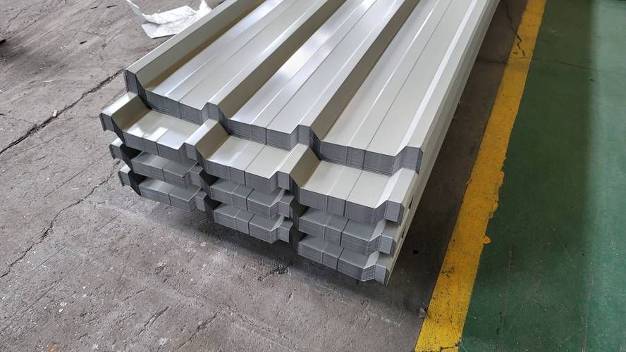 給我一些鋼板樓板的圖片（開(kāi)口型壓型鋼板）