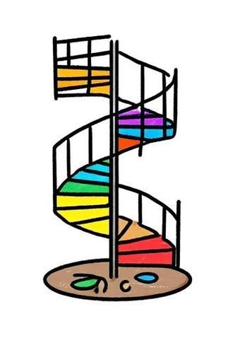 有沒有螺旋樓梯的簡筆畫教程？（有沒有螺旋樓梯的簡筆畫教程,掌握透視和分段技巧就能畫出來）