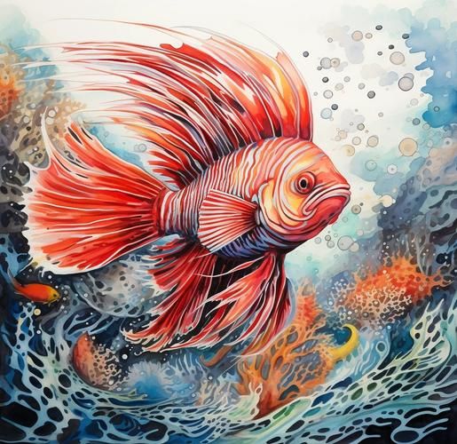 請提供更多關于觀賞魚色彩形成的圖片，關于觀賞魚色彩形成的奧秘