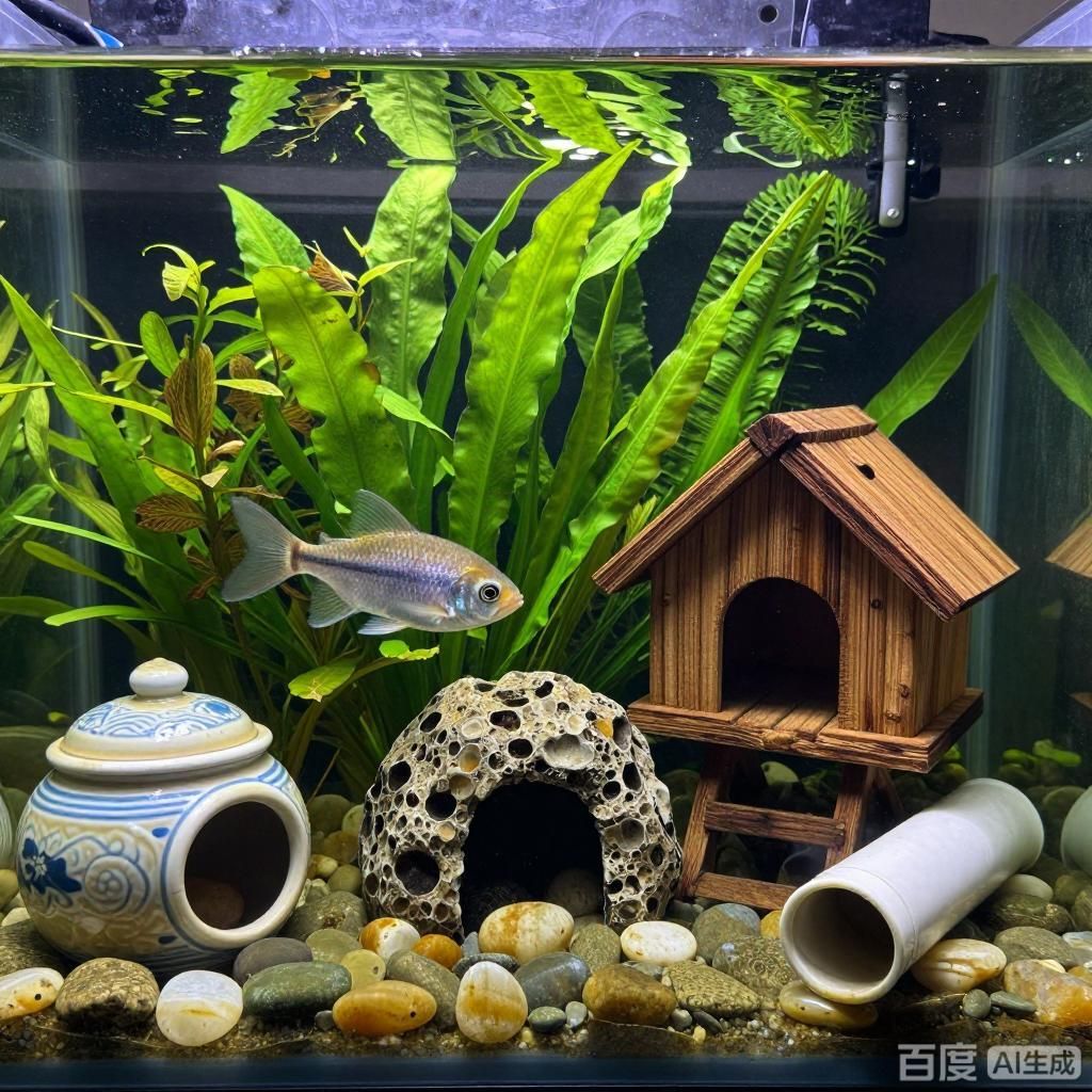 招財貓魚需要多少躲避物，招財貓魚需要多大的水族箱