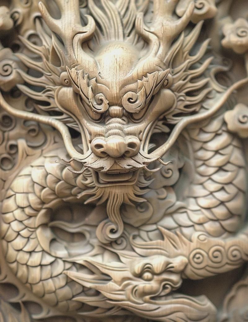 有沒有高清的木雕龍頭圖片，如何找到高清木雕龍頭圖片