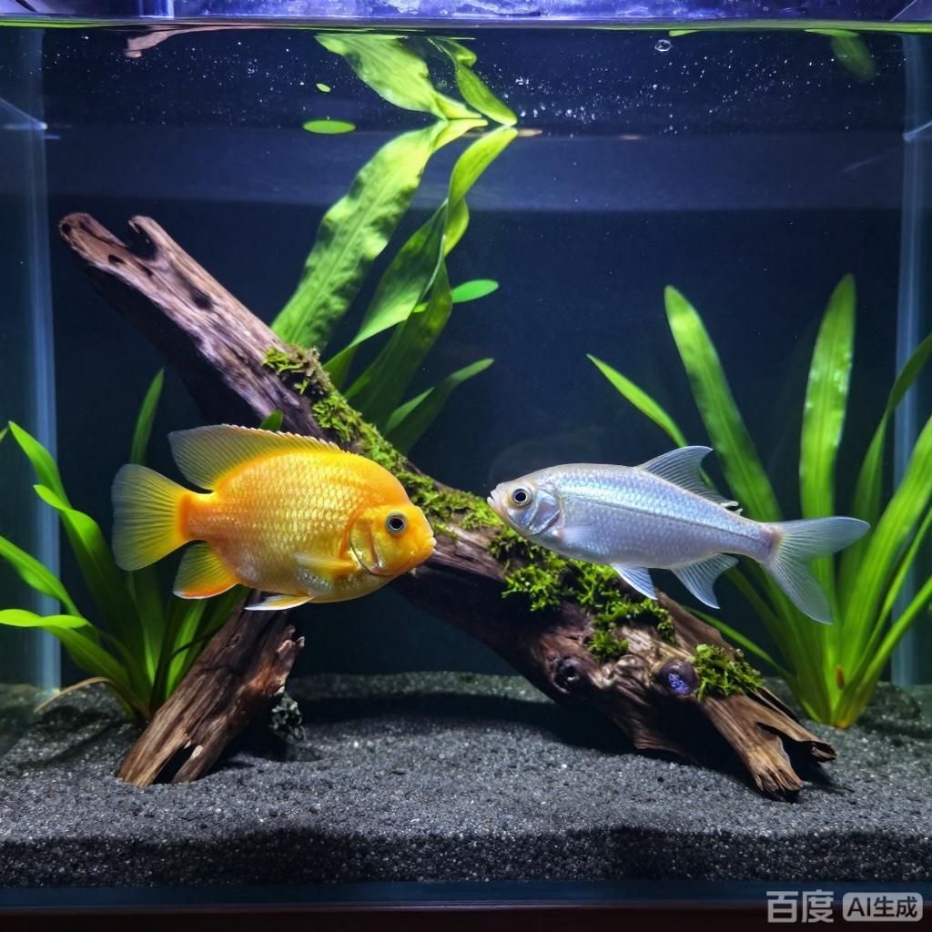 推薦一些與招財貓混養(yǎng)的大型淡水魚，古典藍底過背金龍魚